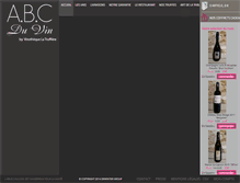 Tablet Screenshot of latruffiere-vinotheque.com